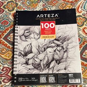 NWT 100Arteza Premium Sketch Book 100 sheets